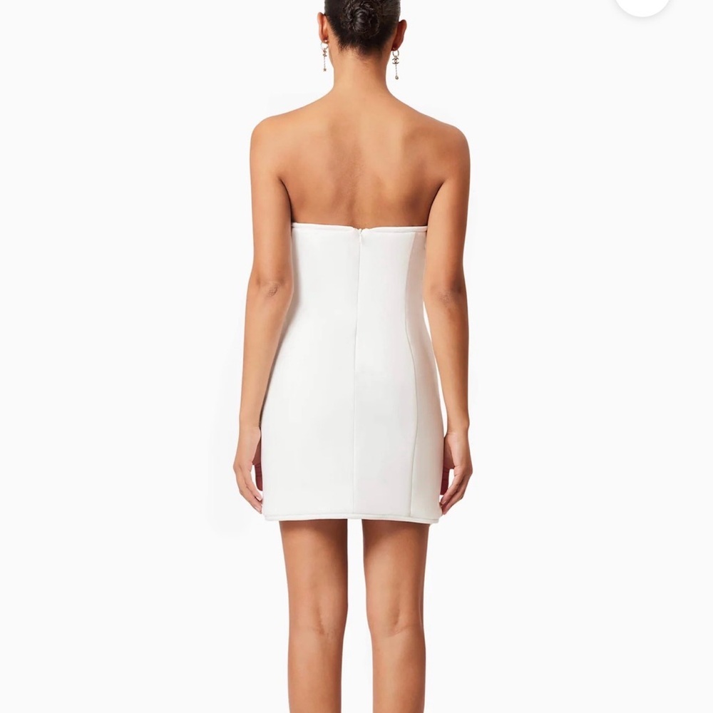 NEW WITH TAGS Bridal - Elliatt Janelle Strapless Mini Dress In White - Picture 5 of 9